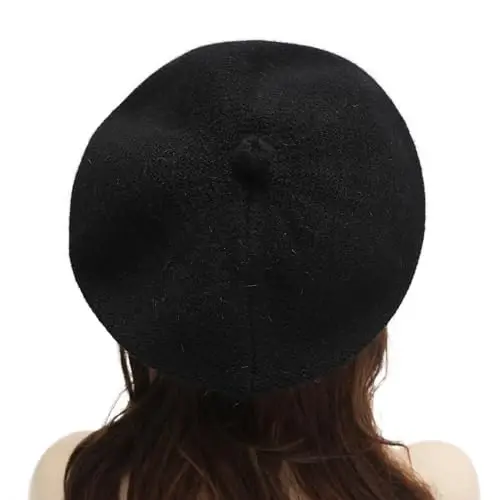 ZLYC French Beret Hat Fashion Print Lightweight Winter Warm Artist Hat for Women - 3