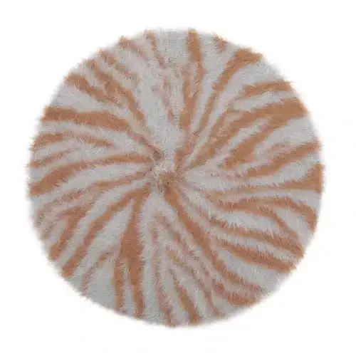 ZLYC French Beret Hat Fashion Print Lightweight Winter Warm Artist Hat for Women - 4