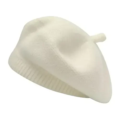 ZLYC French Beret Hat Fashion Print Lightweight Winter Warm Artist Hat for Women 