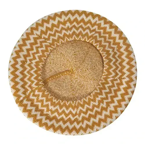 ZLYC French Beret Hat Fashion Print Lightweight Winter Warm Artist Hat for Women - 5