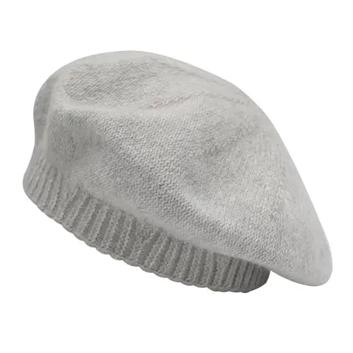 ZLYC French Beret Hat Fashion Print Lightweight Winter Warm Artist Hat for Women - 1