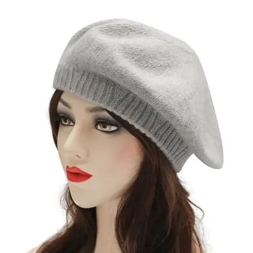 ZLYC French Beret Hat Fashion Print Lightweight Winter Warm Artist Hat for Women - 2