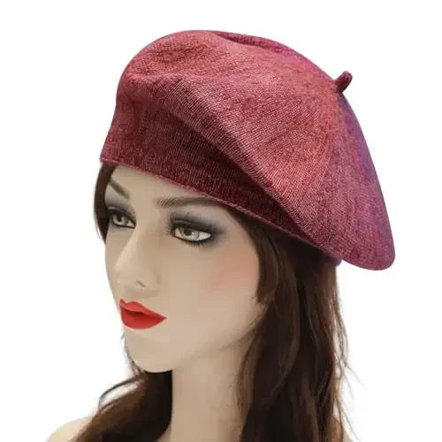 ZLYC French Beret Hat Fashion Print Lightweight Winter Warm Artist Hat for Women - 3