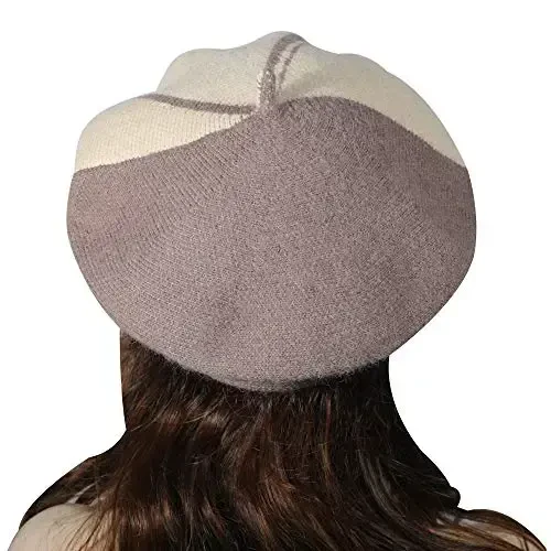 ZLYC French Beret Hat Fashion Print Lightweight Winter Warm Artist Hat for Women - 3