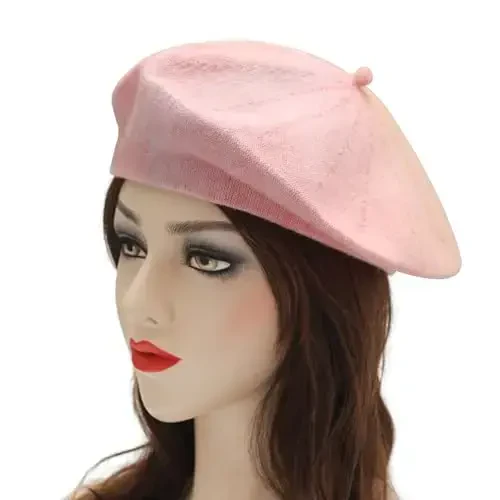 ZLYC French Beret Hat Fashion Print Lightweight Winter Warm Artist Hat for Women - 2