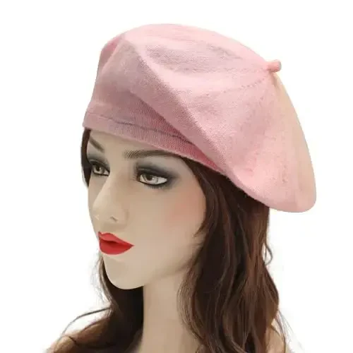 ZLYC French Beret Hat Fashion Print Lightweight Winter Warm Artist Hat for Women - 3