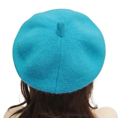 ZLYC French Beret Hat Fashion Print Lightweight Winter Warm Artist Hat for Women - 3