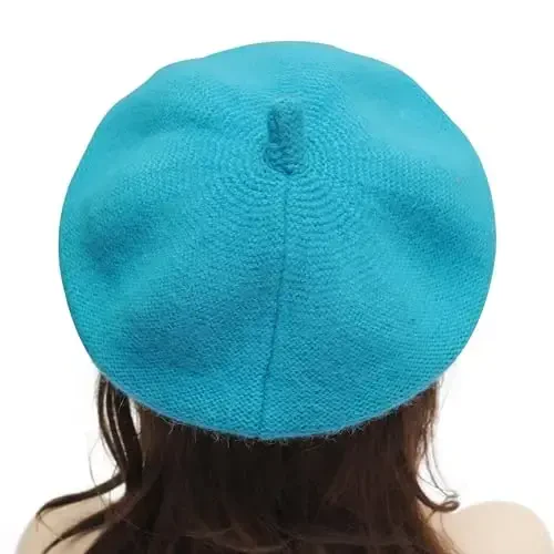 ZLYC French Beret Hat Fashion Print Lightweight Winter Warm Artist Hat for Women - 3