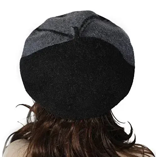 ZLYC French Beret Hat Fashion Print Lightweight Winter Warm Artist Hat for Women - 3
