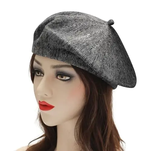 ZLYC French Beret Hat Fashion Print Lightweight Winter Warm Artist Hat for Women - ZLYC (1)