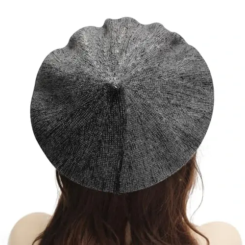 ZLYC French Beret Hat Fashion Print Lightweight Winter Warm Artist Hat for Women - 4