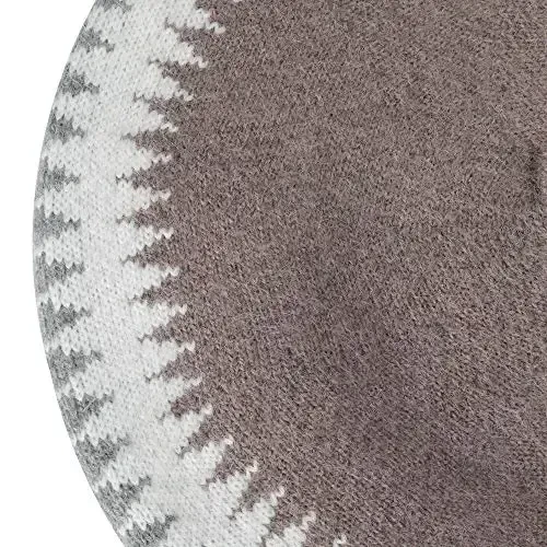 ZLYC French Beret Hat Fashion Print Yengil Qishki Iliq Rassom Qalpog'i Ayollar uchun - 6