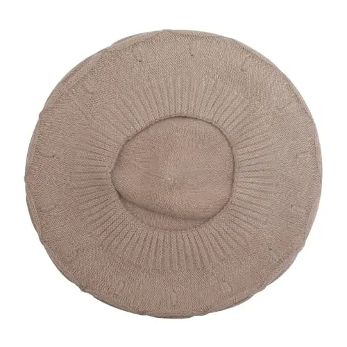 ZLYC French Beret hat, Reversible Solid Color CasModazoneere Knit Warm Beret Cap for Womens Girls - 5