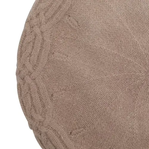 ZLYC French Beret hat, Reversible Solid Color CasModazoneere Knit Warm Beret Cap for Womens Girls - 6