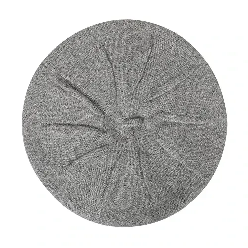 ZLYC French Beret hat, Reversible Solid Color CasModazoneere Knit Warm Beret Cap for Womens Girls - 4