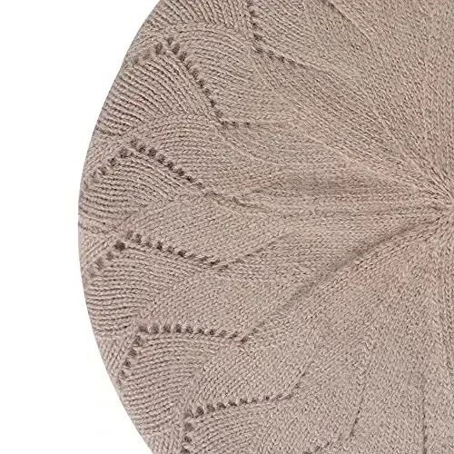 ZLYC French Beret hat, Reversible Solid Color CasModazoneere Knit Warm Beret Cap for Womens Girls - 7