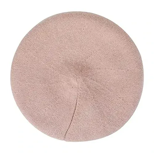 ZLYC French Beret hat, Reversible Solid Color CasModazoneere Knit Warm Beret Cap for Womens Girls - 5