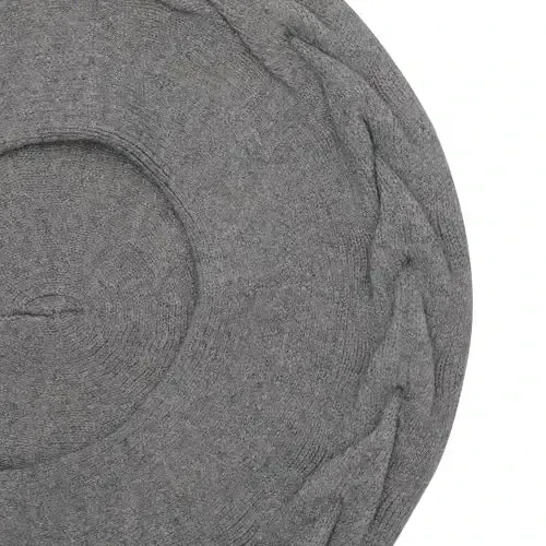 ZLYC French Beret hat, Reversible Solid Color CasModazoneere Knit Warm Beret Cap for Womens Girls - 5