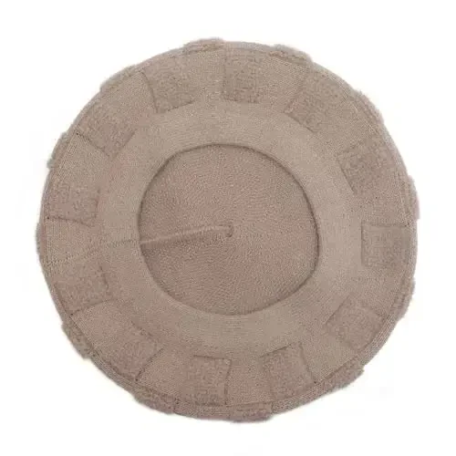 ZLYC French Beret hat, Reversible Solid Color CasModazoneere Knit Warm Beret Cap for Womens Girls - 5