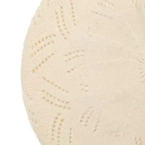 ZLYC French Beret hat, Reversible Solid Color CasModazoneere Knit Warm Beret Cap for Womens Girls - 7