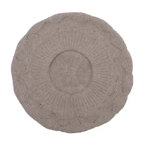 ZLYC French Beret hat, Reversible Solid Color CasModazoneere Knit Warm Beret Cap for Womens Girls - 7