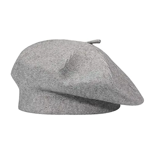 ZLYC French Beret hat, Reversible Solid Color CasModazoneere Knit Warm Beret Cap for Womens Girls - ZLYC