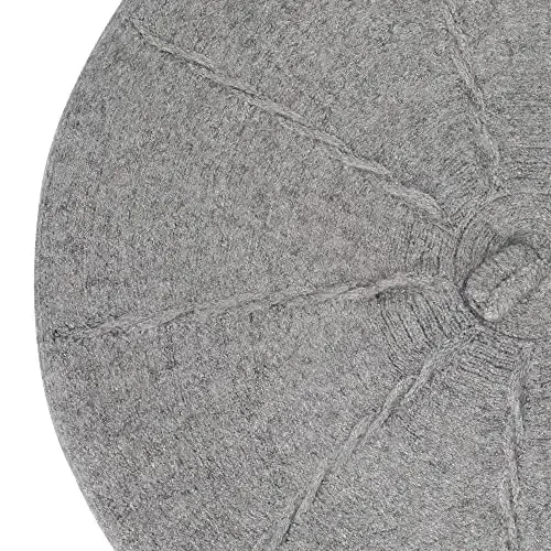 ZLYC French Beret hat, Reversible Solid Color CasModazoneere Knit Warm Beret Cap for Womens Girls - 6