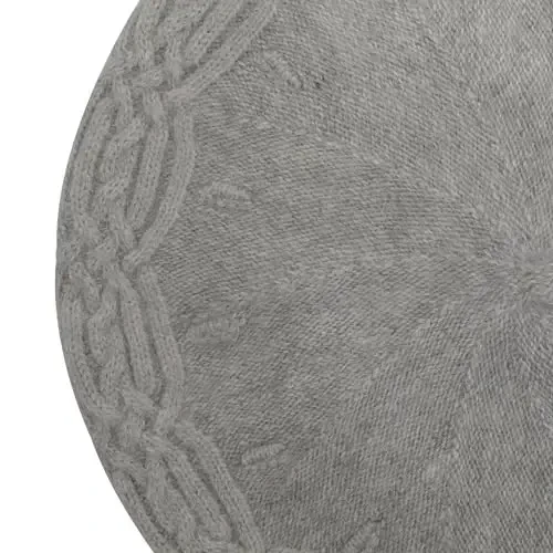 ZLYC French Beret hat, Reversible Solid Color Knit Warm Beret Cap for Womens Girls - 6