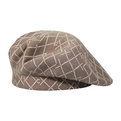 ZLYC Womens French Beret Hat Reversible Knitted Thickened Warm Cap for Ladies Girls - 1