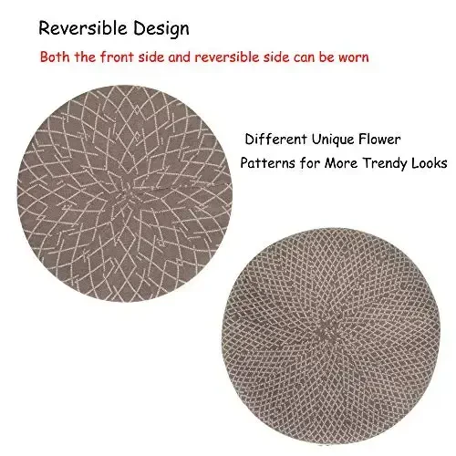 ZLYC Womens French Beret Hat Reversible Knitted Thickened Warm Cap for Ladies Girls - 5