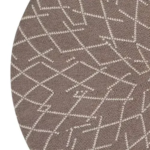 ZLYC Womens French Beret Hat Reversible Knitted Thickened Warm Cap for Ladies Girls - 7