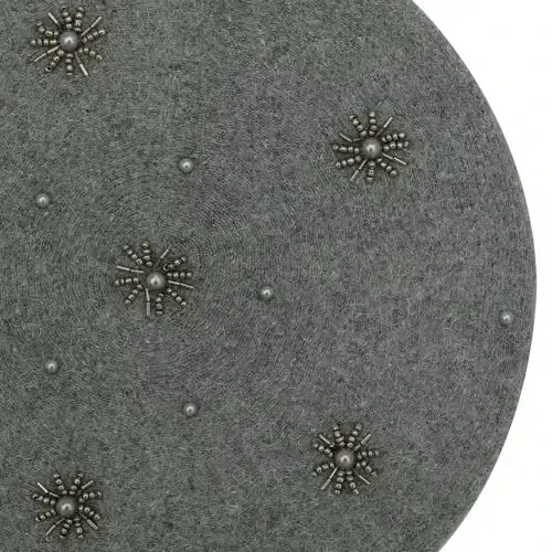 ZLYC Womens French Beret Hat Reversible Knitted Thickened Warm Cap for Ladies Girls - 5