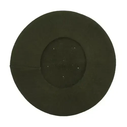 ZLYC Womens French Beret Hat Reversible Knitted Thickened Warm Cap for Ladies Girls - 6