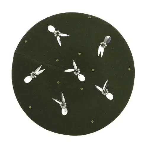 ZLYC Womens French Beret Hat Reversible Knitted Thickened Warm Cap for Ladies Girls - ZLYC