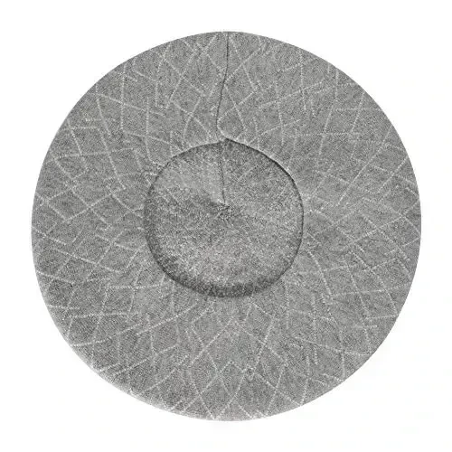 ZLYC Womens French Beret Hat Reversible Knitted Thickened Warm Cap for Ladies Girls - 6