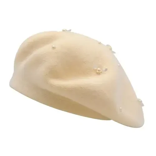 ZLYC Womens French Beret Hat Reversible Knitted Thickened Warm Cap for Ladies Girls - 4