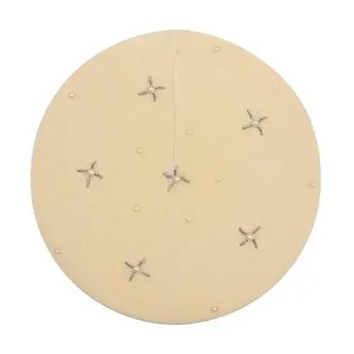 ZLYC Womens French Beret Hat Reversible Knitted Thickened Warm Cap for Ladies Girls - 1