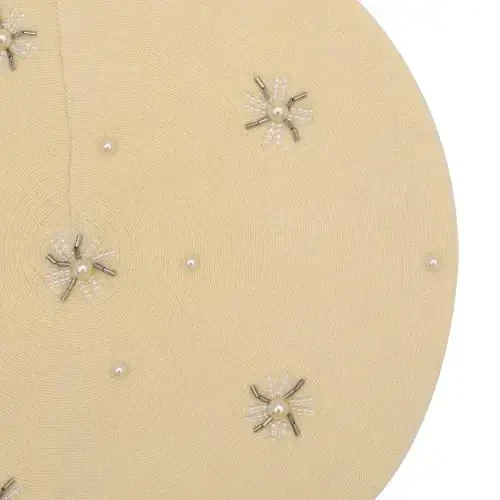 ZLYC Womens French Beret Hat Reversible Knitted Thickened Warm Cap for Ladies Girls - 5