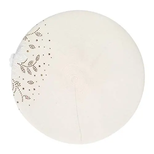 ZLYC Womens French Beret hat, Reversible Solid Color CasModazoneere Mosaic Warm Beret Cap for Girls - 5