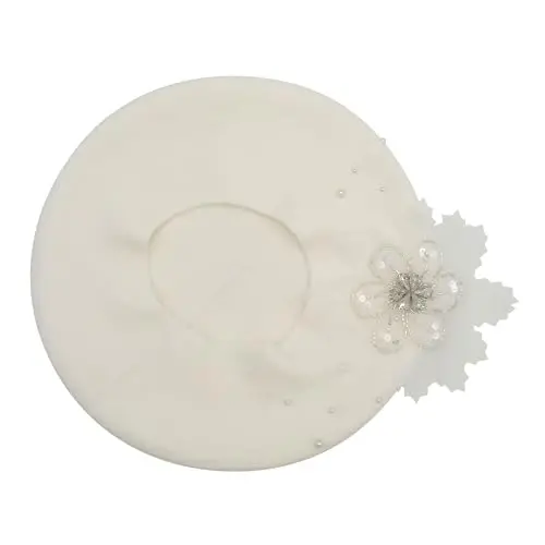 ZLYC Womens French Beret hat, Reversible Solid Color CasModazoneere Mosaic Warm Beret Cap for Girls - 4