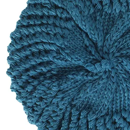 ZLYC Women Wool French Beret Hat for Women Winter Knitted Berets Artist Cap - 6