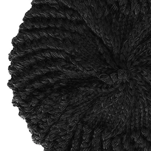 ZLYC Women Wool French Beret Hat for Women Winter Knitted Berets Artist Cap 
