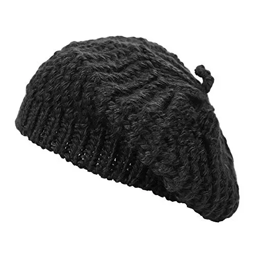 ZLYC Women Wool French Beret Hat for Women Winter Knitted Berets Artist Cap - ZLYC (1)