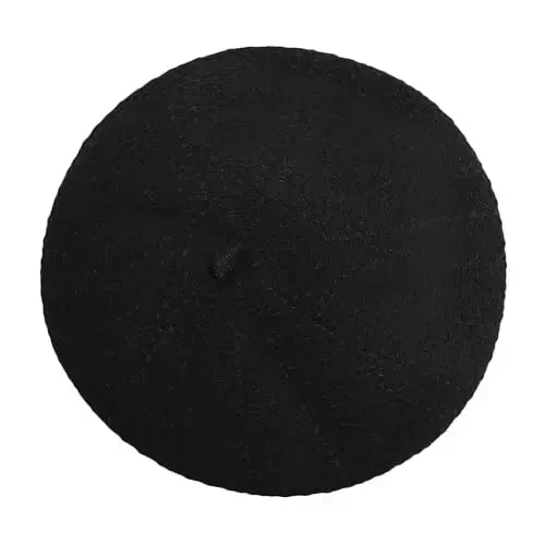 ZLYC Women Wool French Beret Hat for Women Winter Knitted Berets Artist Cap - 4