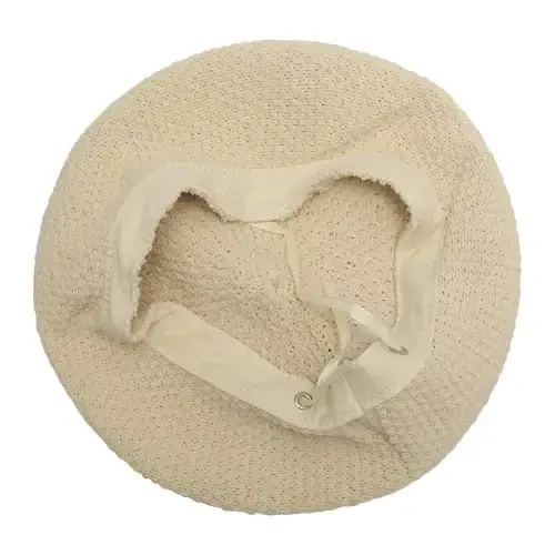 ZLYC Women Wool French Beret Hat for Women Winter Knitted Berets Artist Cap - 5