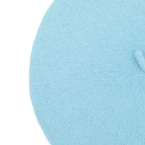 ZLYC шерстяной французский берет, однотонная беретка для женщин и девочек - 6