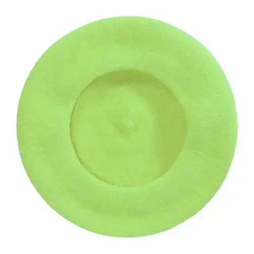 ZLYC шерстяной французский берет, однотонная беретка для женщин и девочек - 5