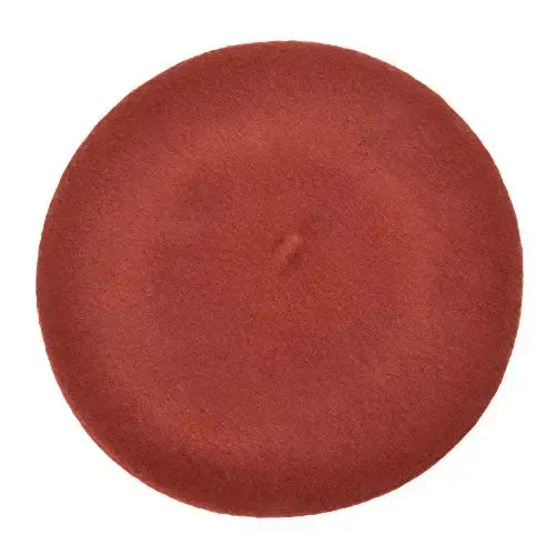 ZLYC Wool French Beret Hat Solid Color Beret Cap for Women Girls - 4
