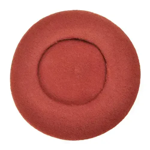ZLYC Wool French Beret Hat Solid Color Beret Cap for Women Girls - 5