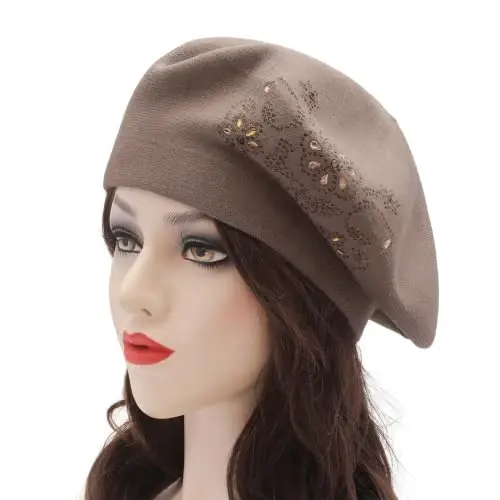ZLYC Women French Beret Hat Reversible Knit Thickened Warm Artist Cap | Soft dense, timeless parisian vintage aesthetic, daily outfits matching, café gallery weekend stroll, autumn holiday party - 2